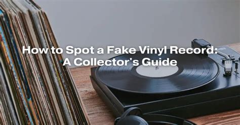 are there fake vinyl records